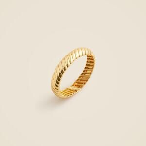 J. Crew Women's Snake Chain Bracelet Shiny Matte Gold One Size NWT